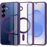 Custodia MagSafe per Samsung Galaxy S25 S931, Techsuit, Pro, Viola