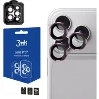 Pellicola protettiva per fotocamera posteriore 3MK Protection Pro per Apple iPhone 18 Pro / 18 Pro Max, vetro temperato, bordeaux