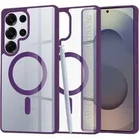 Custodia MagSafe per Samsung Galaxy S25 Ultra S938, Techsuit, Pro, Viola