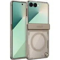 Custodia MagSafe per Samsung Galaxy Z Flip7 F766, Nillkin, Iceblade, Marrone