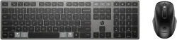 Kit Tastiera e Mouse Wireless e Bluetooth  HP 720 multidispositivo con Batterie Ricaricabili - Layout QWERTY Italiano