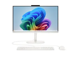 HP OmniStudio 24-cw0002nl PC Desktop All-in-One con Schermo Touch (Bianco) Copilot+ PC