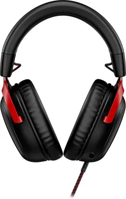 HyperX Cloud III - Cuffie Gaming USB - Dettagli Rossi