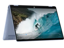 HP OmniBook 5 Flip 14-fp0024nl PC Portatile con Schermo Touch (Blu) - Caricabatterie non incluso -