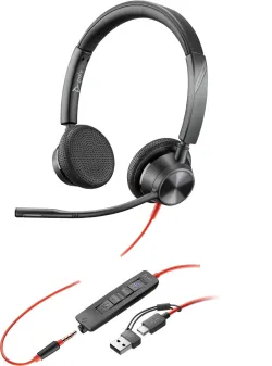 Cuffie USB-C/Jack 3,5mm Poly Blackwire 3325