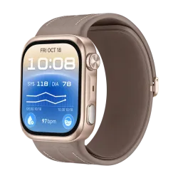 HUAWEI WATCH D3 46mm Sabbia Pelle composita / Monitoraggio della compression arteriosa / Monitoraggio della salute / Compatibile Android and iOS