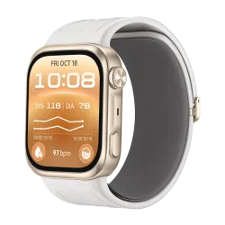 HUAWEI WATCH D3 46mm Bianco Pelle composita / Monitoraggio della compression arteriosa / Monitoraggio della salute / Compatibile Android and iOS