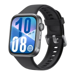 HUAWEI WATCH FIT 4 / Cassa in alluminio e cinturino nero / Fino a 10 giorni di autonomia e compatibile con iOS e Android