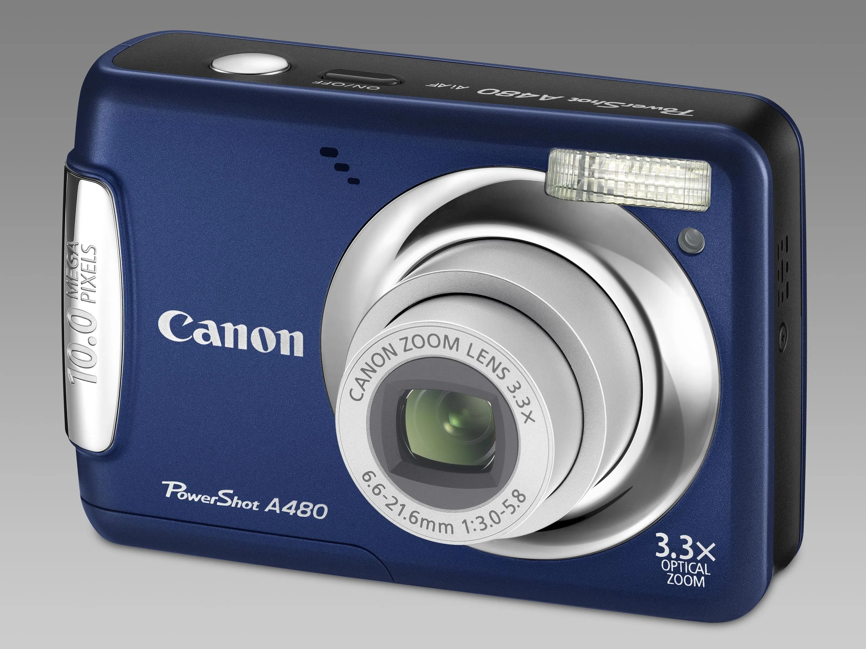 Canon PowerShot A480 1/2.3" 10 MP CCD 3648 x 2736 Pixel Blu — 3