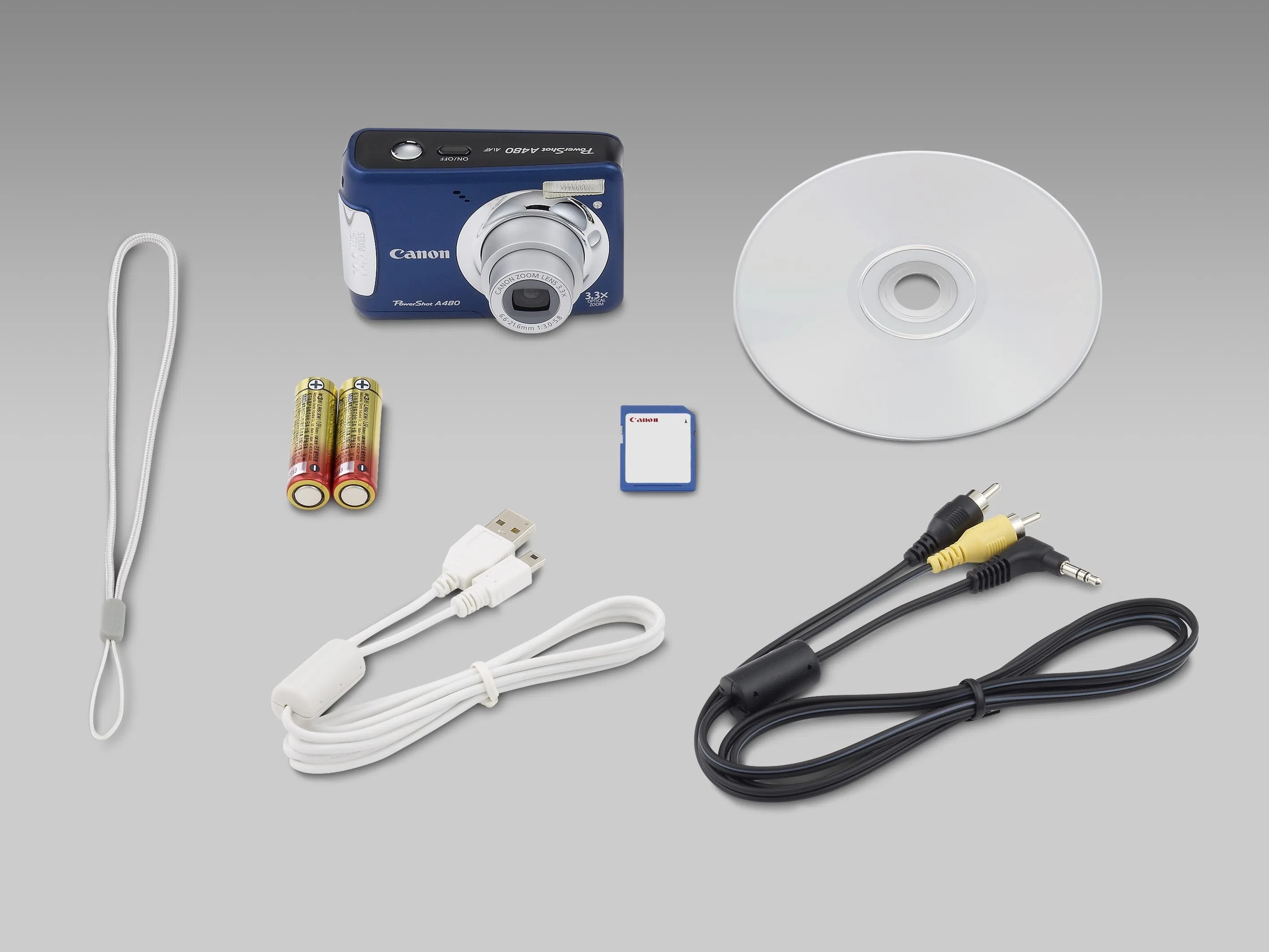 Canon PowerShot A480 1/2.3" 10 MP CCD 3648 x 2736 Pixel Blu — 5