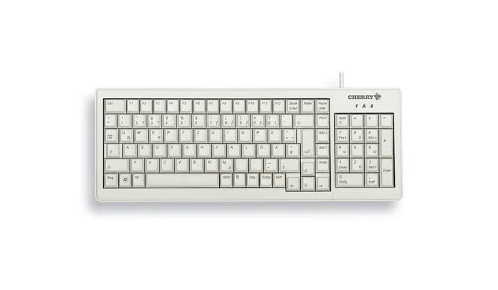 CHERRY XS tastiera Casa USB QWERTZ Tedesco Grigio