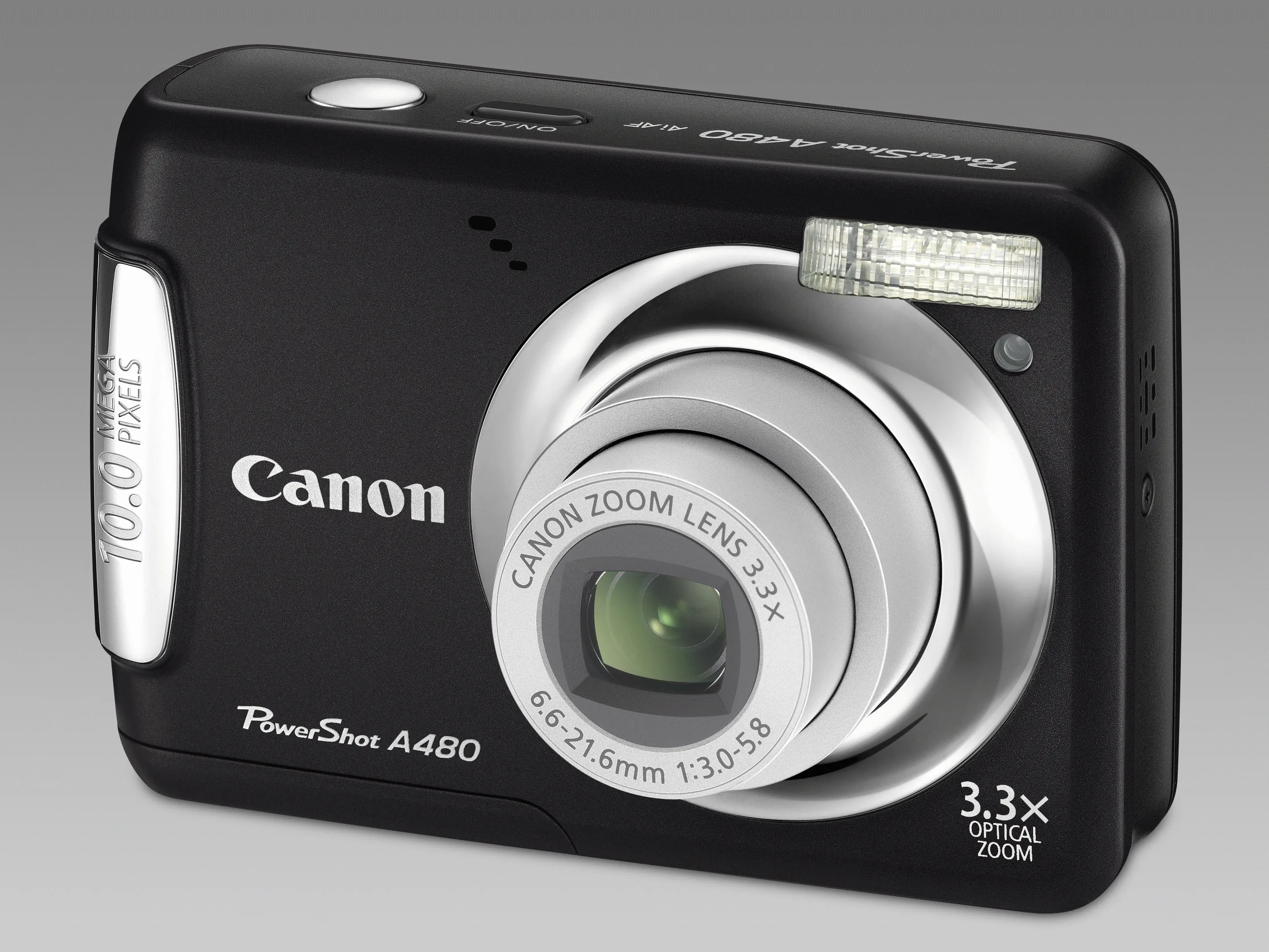 Canon PowerShot A480 1/2.3" 10 MP CCD 3648 x 2736 Pixel Nero — 2