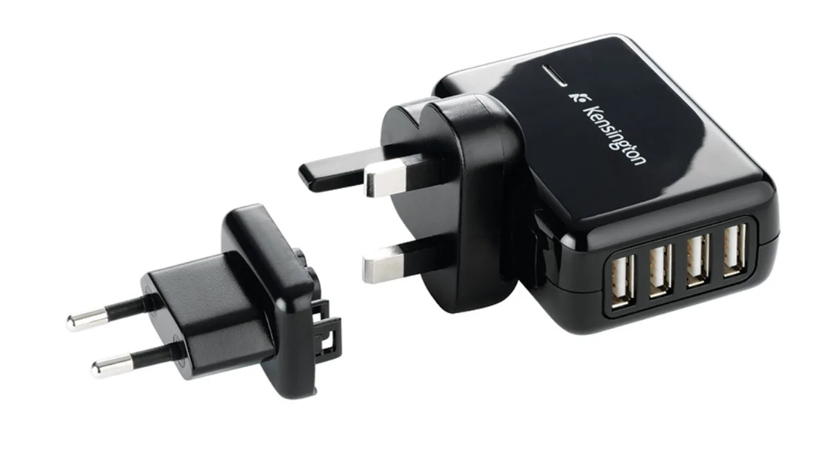 Kensington 4-Port USB Charger for Mobile Devices Nero — 2
