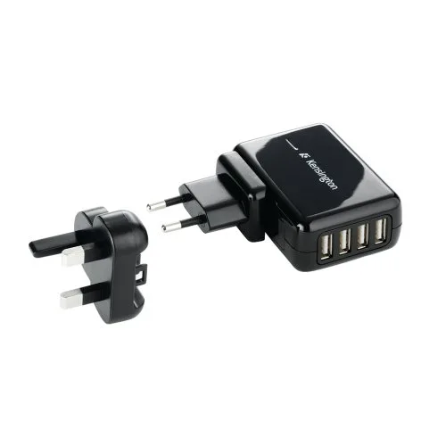 Kensington 4-Port USB Charger for Mobile Devices Nero — 3