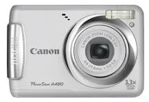 Canon PowerShot A480 1/2.3" 10 MP CCD 3648 x 2736 Pixel Argento