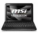 MSI Wind U100 Intel Pentium Mobile N270 Netbook 25,4 cm (10") 1 GB DDR2-SDRAM Windows XP Home Edition Nero