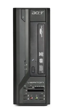 Acer Veriton X270 Intel® Pentium® E2220 2 GB DDR2-SDRAM 160 GB NVIDIA® GeForce® 7100 Windows Vista Business SFF PC