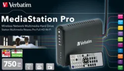 Verbatim MediaStation Pro Wireless Network Multimedia Hard Drive - 750GB disco rigido esterno Wi-Fi 7200 Giri/min