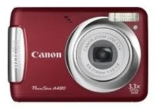 Canon PowerShot A480 1/2.3" 10 MP CCD 3648 x 2736 Pixel Rosso