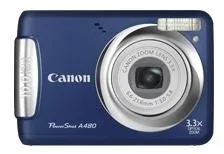 Canon PowerShot A480 1/2.3" 10 MP CCD 3648 x 2736 Pixel Blu