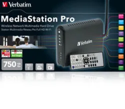 Verbatim MediaStation Pro disco rigido esterno 750 GB Nero