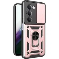 Custodia per Xiaomi Redmi 15 5G / 15 4G, Techsuit, CamShield, Rosa — 3
