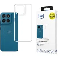 Custodia per Motorola Moto G57 Power, 3MK, Trasparente, Chiara — 3