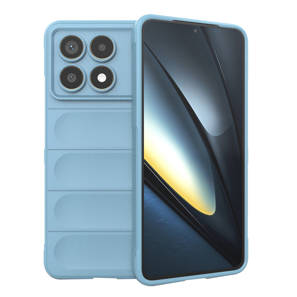 Techsuit Custodia per Xiaomi Poco F6 Pro, Techsuit, Magic Shield, Blu
