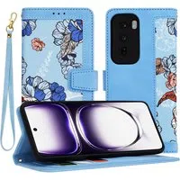 Custodia per Oppo Reno12, Techsuit, FlipCraft, Blu — 3