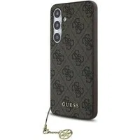 Custodia per Samsung Galaxy S24 FE S721, Guess, 4G Charm, Marrone — 3