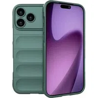 Custodia per Apple iPhone 17 Pro, Techsuit, Magic Shield, Verde — 3