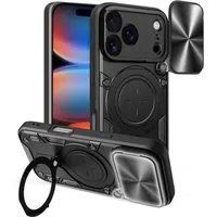 Custodia per Apple iPhone 17 Pro Max, Techsuit, CamGuard Pro, Nera — 3