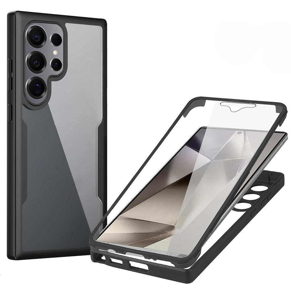 Techsuit Custodia per Samsung Galaxy S25 Ultra S938, Techsuit, ColorVerse 360, Nera