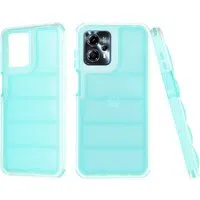 Custodia per Motorola Moto G13 / G23 / G53, Techsuit, Wave Shield, Turchese — 3