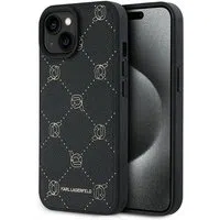 Custodia MagSafe per Apple iPhone 15 Plus, Karl Lagerfeld, Karl's Head, Nera — 3