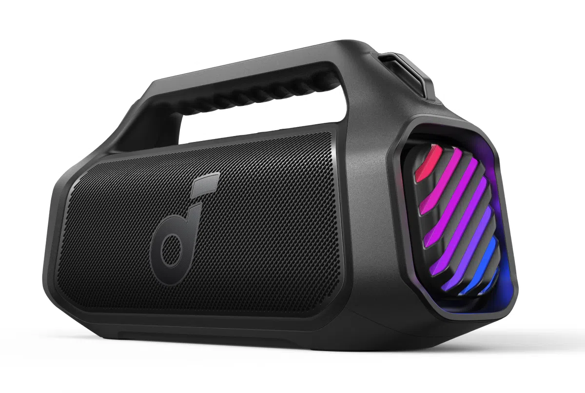 Cassa Portatile Bluetooth Anker SoundCore Boom 2 Plus Nuova Versione, 140W, TWS, RGB, Impermeabile, Nera A3134012 — 2