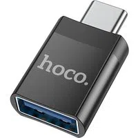 Adattatore OTG USB-C - USB-A HOCO UA17, Nero — 3