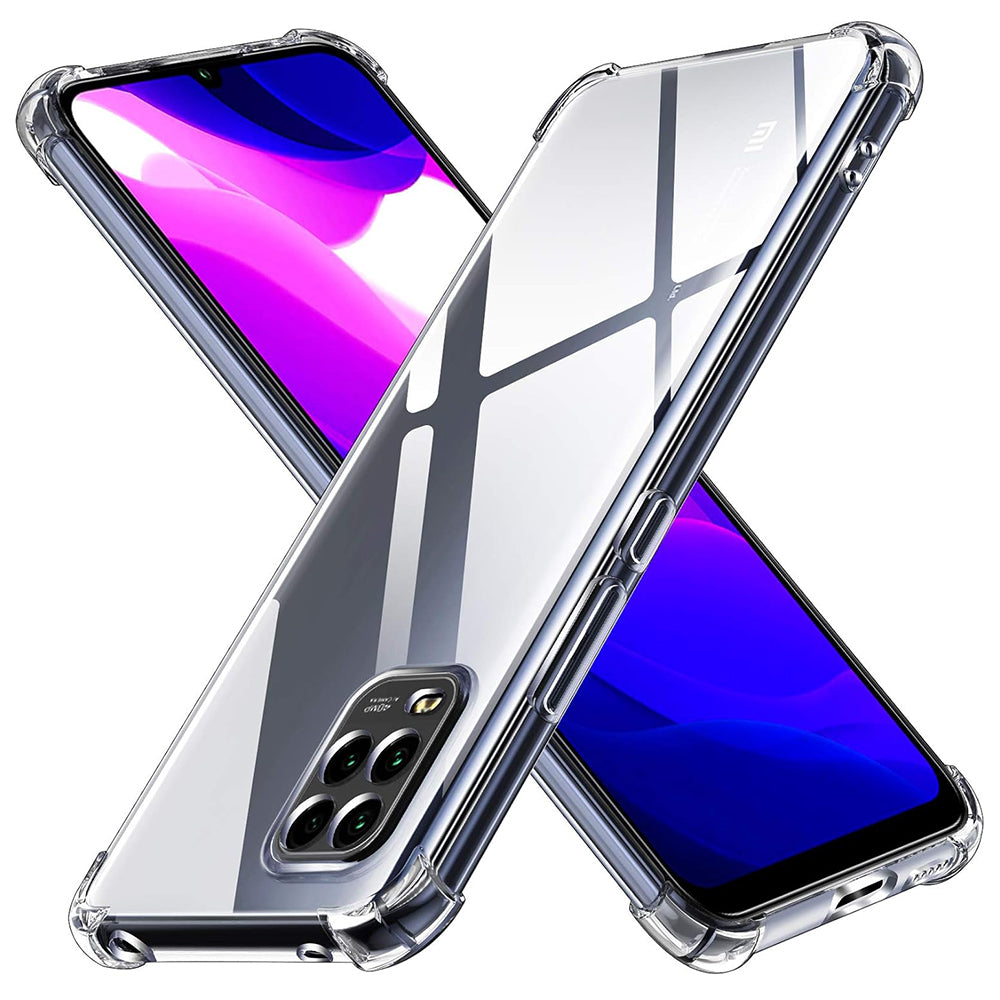Techsuit Custodia per Xiaomi Mi 10 Lite 5G, Techsuit, Shockproof Clear, Trasparente