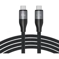Cavo Dati e Ricarica USB-C - USB-C Lito LD25CC, 100W, 2m, Grigio — 3