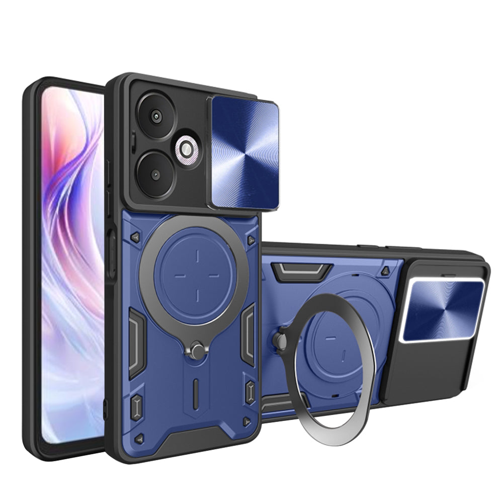 Custodia per Xiaomi Redmi 13C 5G, Techsuit, CamGuard Pro, Blu