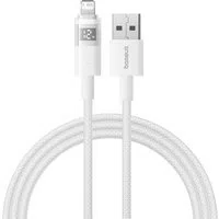 Cavo Dati e Ricarica USB-A - Lightning Baseus Display 2, 12W, 2m, Bianco P10382700211-01 — 3
