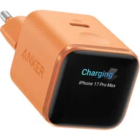 Caricatore da Rete Anker Nano Display, 45W, 3A, 1 x USB-C, Arancione A121DGO1 — 3