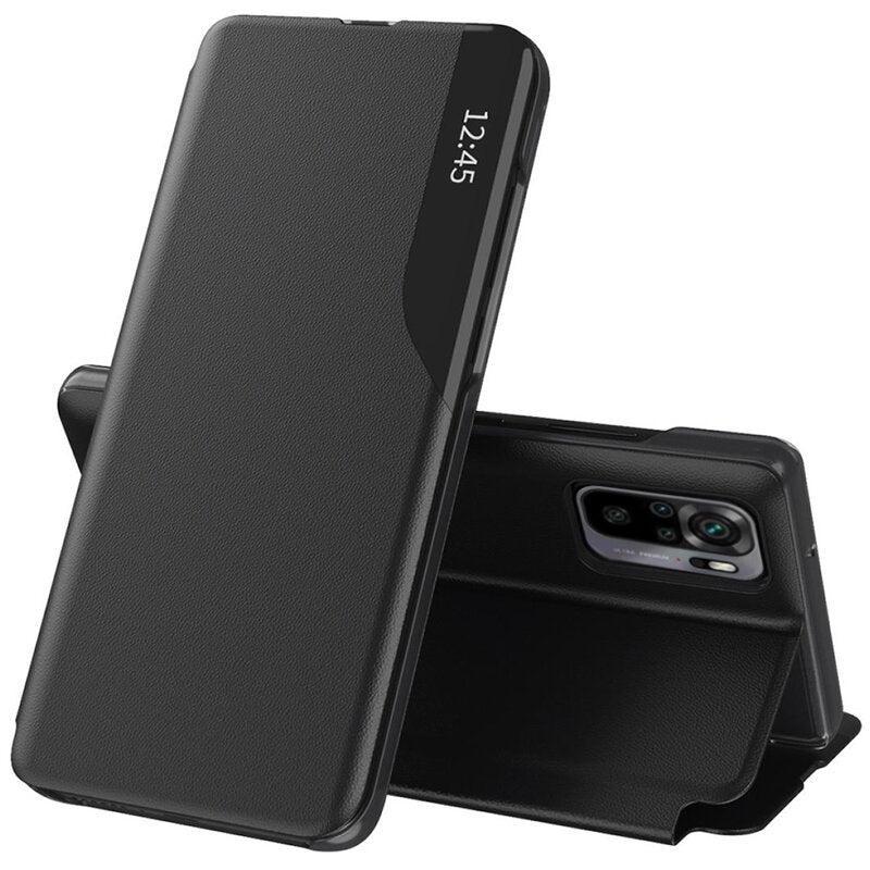 Custodia per Xiaomi Poco M5s / Redmi Note 10S / Note 10, Techsuit, eFold, Nera