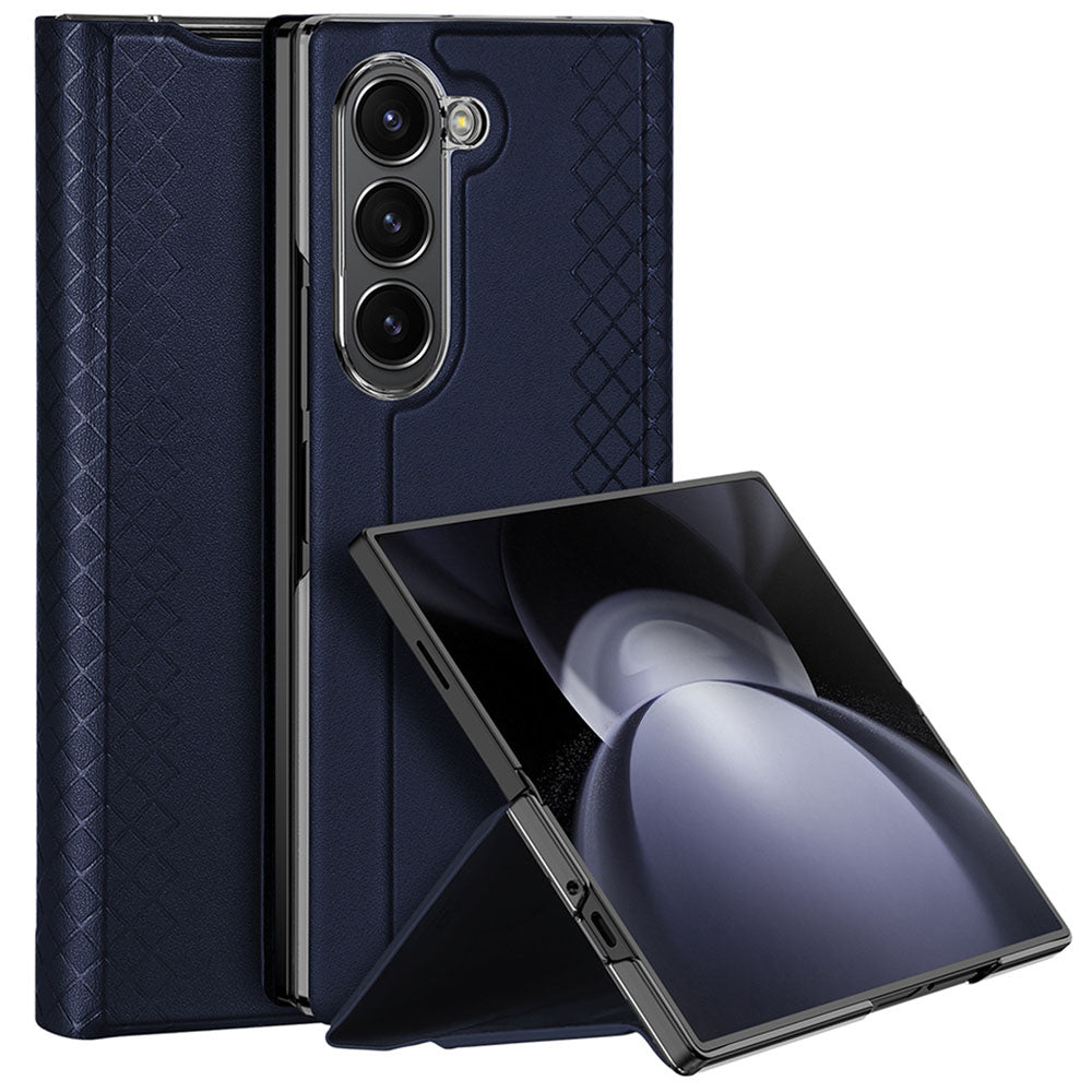 DUX DUCIS Custodia per Samsung Galaxy Z Fold Special, DUX DUCIS, Bril (con portapenne), Blu