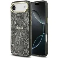 Custodia MagSafe per Apple iPhone 17 Air, Guess, Motivo Python, Nera — 3