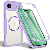 Custodia MagSafe per Apple iPhone 17 Air, Techsuit, ColorVerse 360, Viola — 3