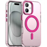 Custodia MagSafe per Apple iPhone 16, Techsuit, CandyCase, Rosa — 3