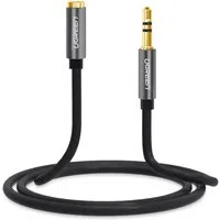 Adattatore Audio 3.5mm - 3.5mm UGREEN AV118, 1m, Nero — 3