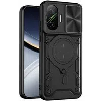Custodia per Xiaomi Poco F7, Techsuit, CamGuard Pro, Nera — 3