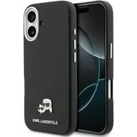 Custodia MagSafe per Apple iPhone 17, Karl Lagerfeld, Karl & Choupette Head's Pin, Nera — 3